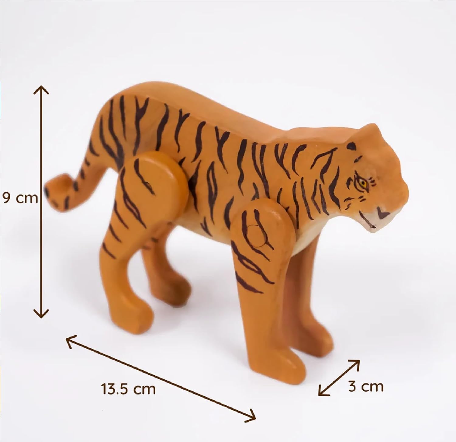 The Jungle Diaries Toy – Montessori Wooden Jungle Animal Playset – Learning & Educational Toys on Brown Living™. SKU: jungle. Img 6.