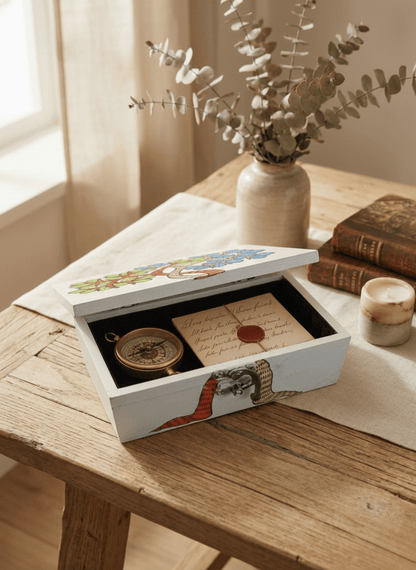 The Living Tree Chest Utility Box | Handcrafted Decorative Storage – Home Decor on Brown Living™. SKU: GDBPSBMDMC01. Img 3.