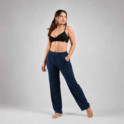 The Midnight Muse Organic Cotton Co-Ord Set – Womens Co-Ord Sets on Brown Living™. SKU: 014CSBlack-NavyS. Img 2.