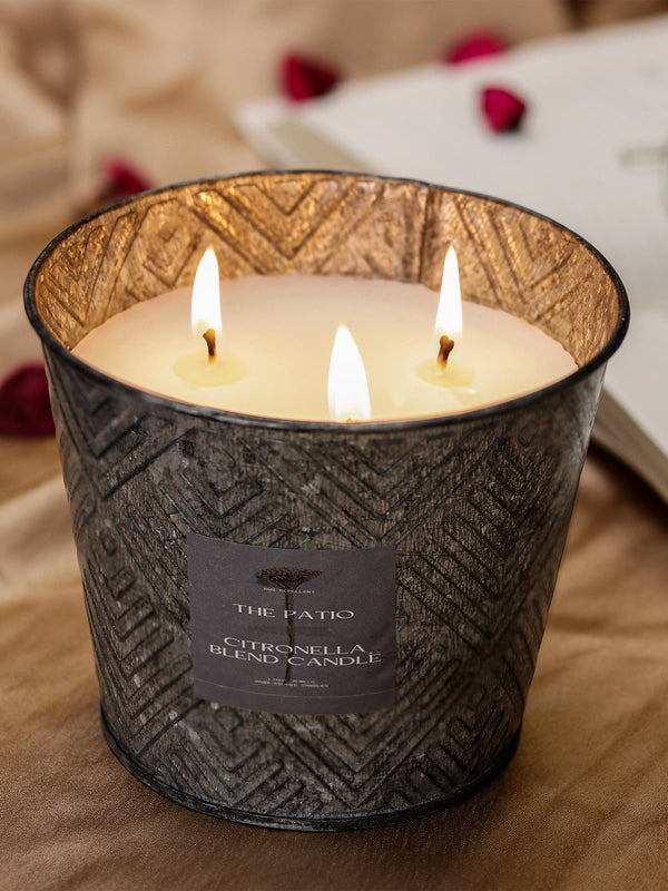 The Patio- Citronella Oil Bucket Candle | Verified Sustainable Candles & Fragrances on Brown Living™