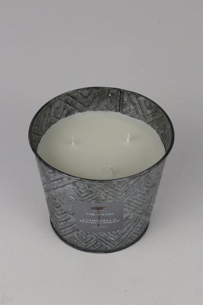 The Patio - Citronella Oil Bucket Candle | Verified Sustainable by Brown Living™