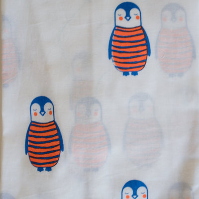 The Penguin Dad - Unisex Kids Cotton Nightwear – Kids Pyjamas on Brown Living™. SKU: MITHNW - 030 - 1. Img 4.