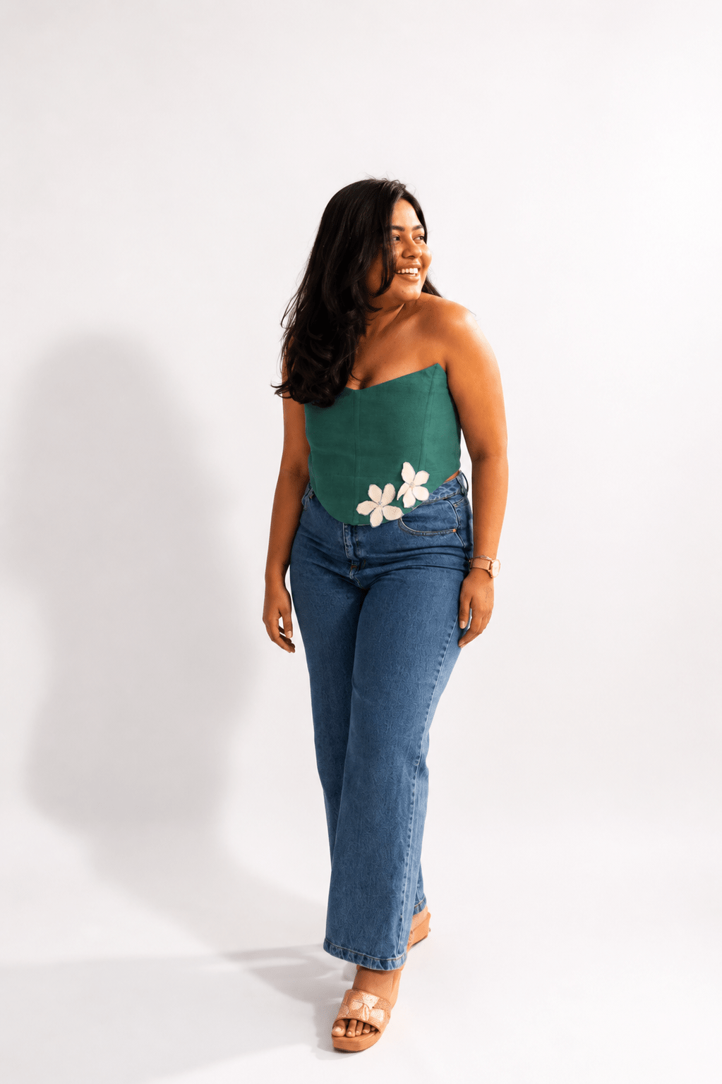 The "POO" Fashion Corset | Trendy Structured Top For Women – Womens Top on Brown Living™. SKU: CO11. Img 14.