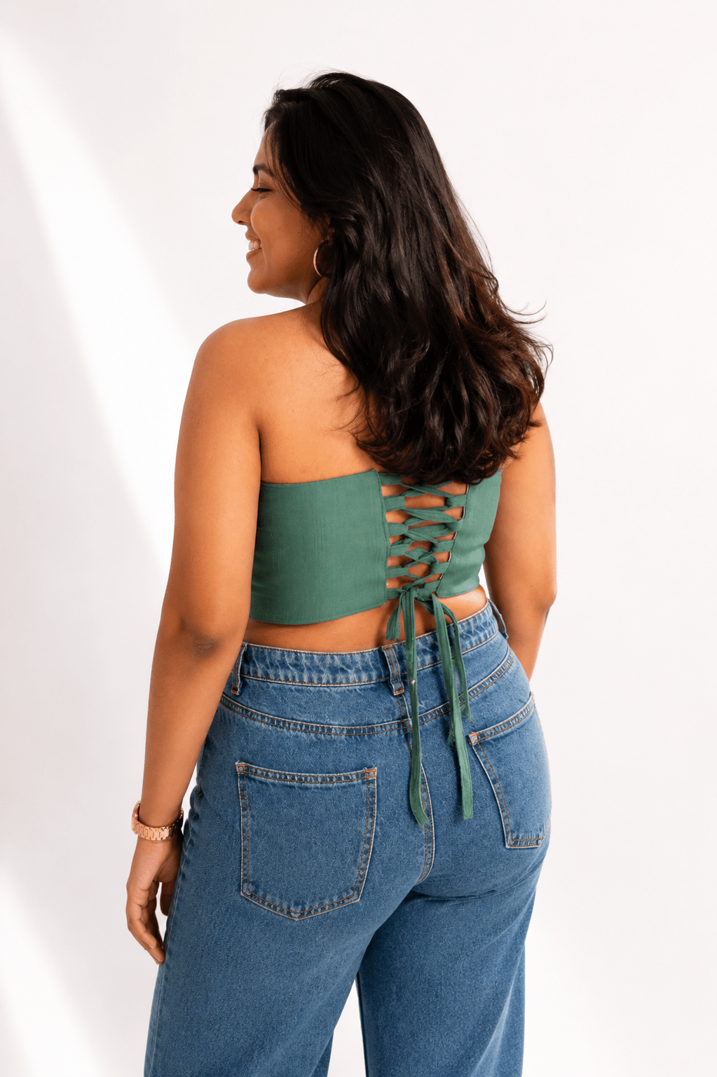 The "POO" Fashion Corset | Trendy Structured Top For Women – Womens Top on Brown Living™. SKU: CO11. Img 15.