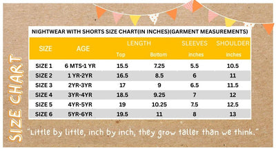 The Regal Lion Unisex Kids Cotton Nightwear Set – Kids Pajamas on Brown Living™. SKU: MITHNW-094-1. Img 12.