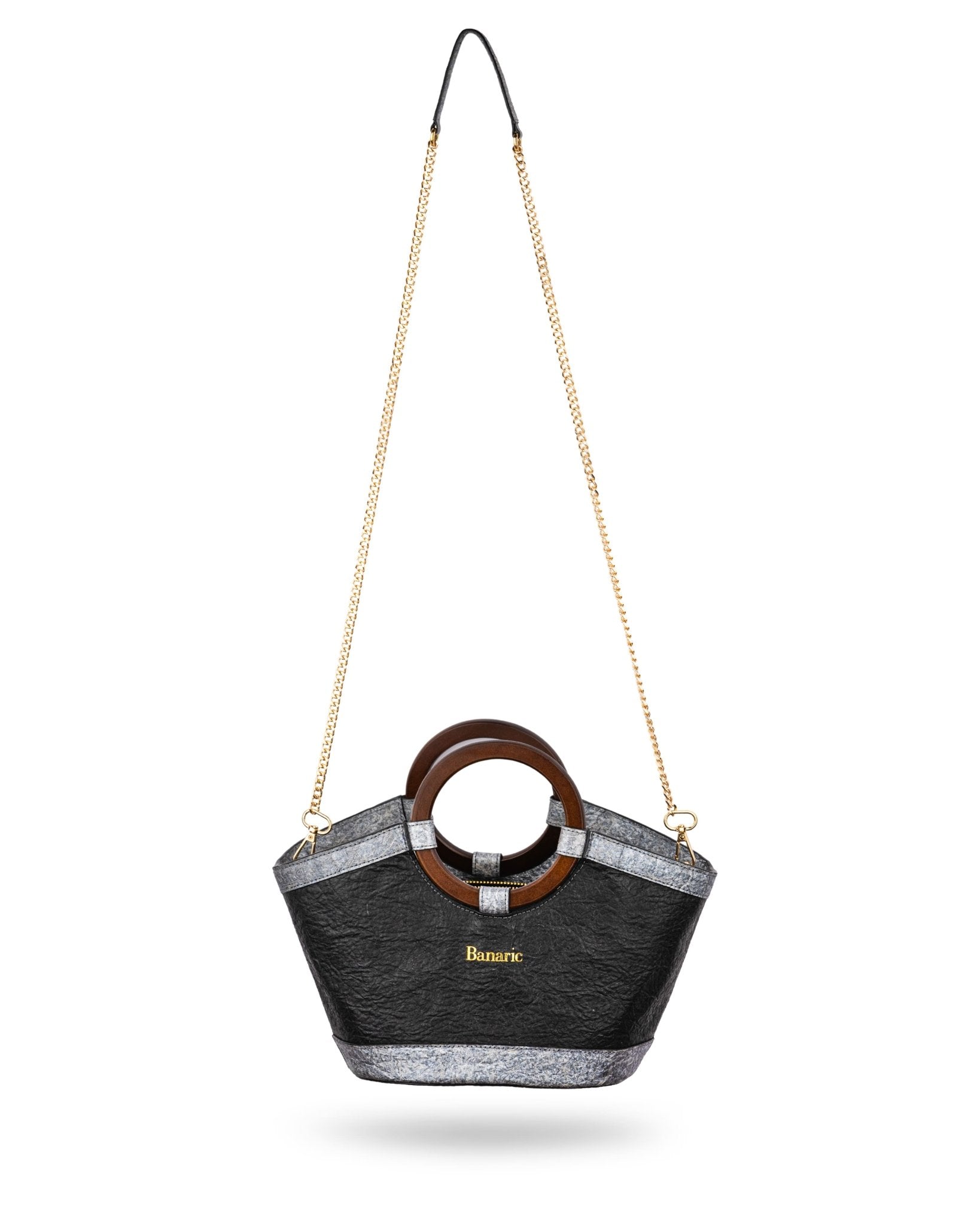 The Silhouette 360 Sling Bag | Minimal Everyday Crossbody Bag – Womens Handbag on Brown Living™. SKU: RCBSBAGBANARICGB. Img 3.