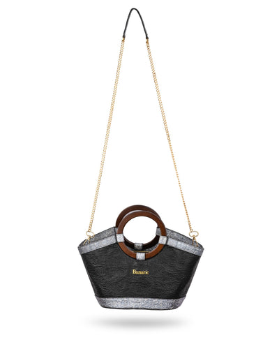 The Silhouette 360 Sling Bag | Minimal Everyday Crossbody Bag – Womens Handbag on Brown Living™. SKU: RCBSBAGBANARICGB. Img 3.