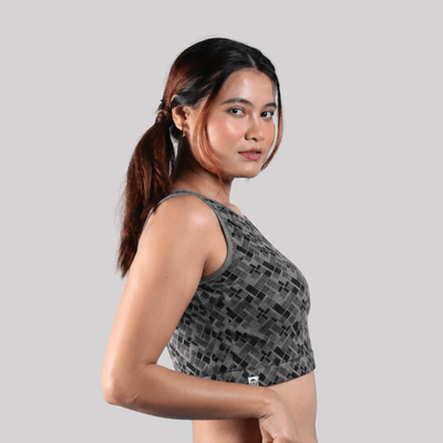 The Sunset Drift Organic Cotton Co-Ord Set for Women – Womens Co-Ord Sets on Brown Living™. SKU: 003CSGrey-Navy-S. Img 9.