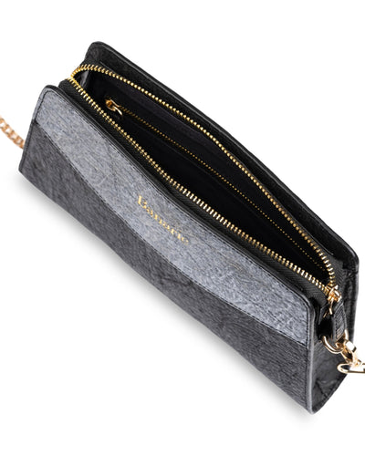 The Zen Clasp Crossbody Sling Bag | Vegan Banana Fiber Sling – Womens Handbag on Brown Living™. SKU: RC-BAG-BANARIC-07A. Img 6.