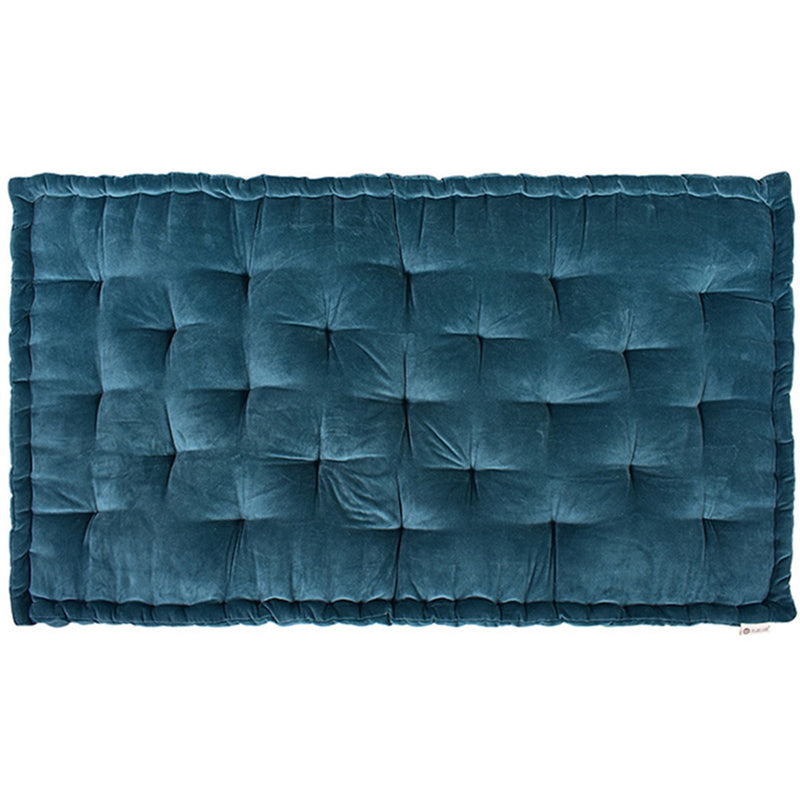 Buy Colour Blocking Velvet Mattress (Teal) | Shop Verified Sustainable Bedding on Brown Living™