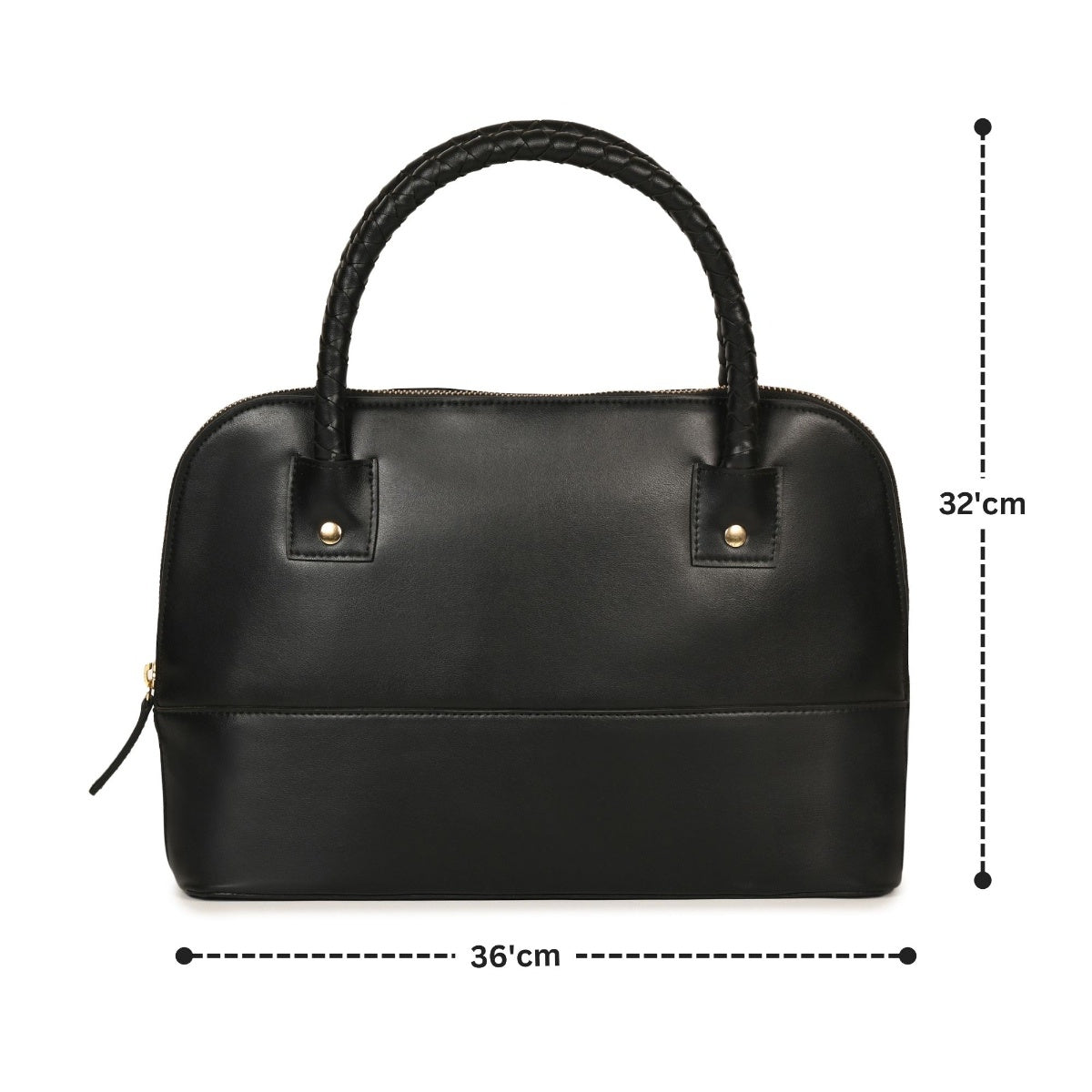 Theia (Black) | Women's Bag Made with Cactus Leather – Womens Handbag on Brown Living™. SKU: SGH 2008. Img 8.