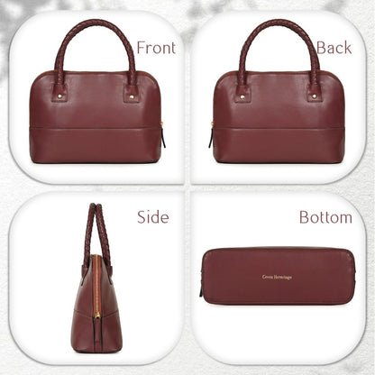 Theia (Red) | Women's Bag Made with Cactus Leather – Womens Handbag on Brown Living™. SKU: SGH 2007. Img 10.
