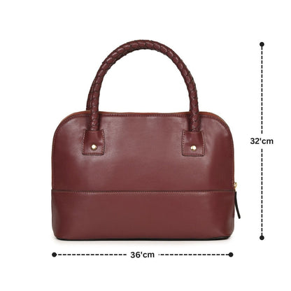 Theia (Red) | Women's Bag Made with Cactus Leather – Womens Handbag on Brown Living™. SKU: SGH 2007. Img 9.