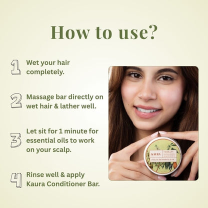 Therapy Shampoo Bar for Hair Growth & Nourishment – 55g – Hair Shampoo by Kaura available on Brown Living™. . SKU: KI385. Img 6.