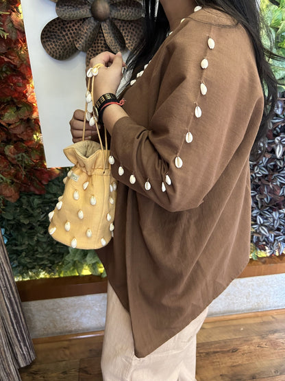 Thistle Kaftan Co - ord Set | Handloom Cotton Sustainable Outfit – Womens Co - Ord Sets on Brown Living™. SKU: TCC-LDV-82-XS. Img 3.