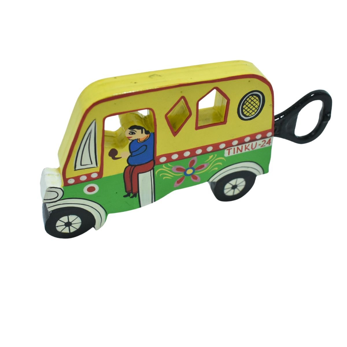 Tinku Auto Bottle Opener with Fridge Magnet | Wooden Opener – Kitchen Tools on Brown Living™. SKU: CD-HOM-BO-AUT. Img 4.