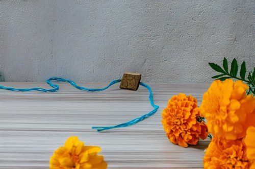 Tiny Treasures Square Shape Eco - Friendly Rakhi with Free Roli & Seeds! | Verified Sustainable by Brown Living™