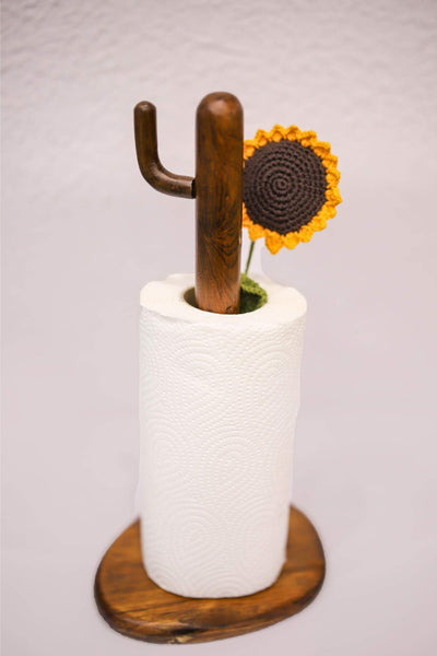 Tissue Roll Holder | Wooden Tissue Paper Stand – Home Decor on Brown Living™. SKU: TRC. Img 12.
