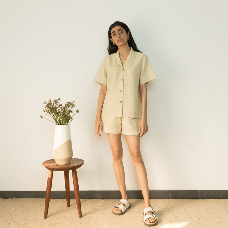 Tomboy Hemp Cotton Shirt | Verified Sustainable Womens Shirt on Brown Living™