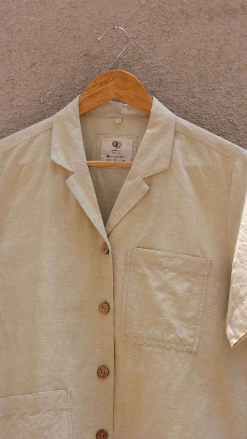 Tomboy Hemp Cotton Shirt | Verified Sustainable Womens Shirt on Brown Living™