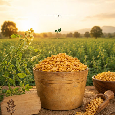 Toor Dal 500g – Protein Rich Pigeon Pea Lentils – Cooking & Baking Supplies on Brown Living™. SKU: I00024. Img 1.