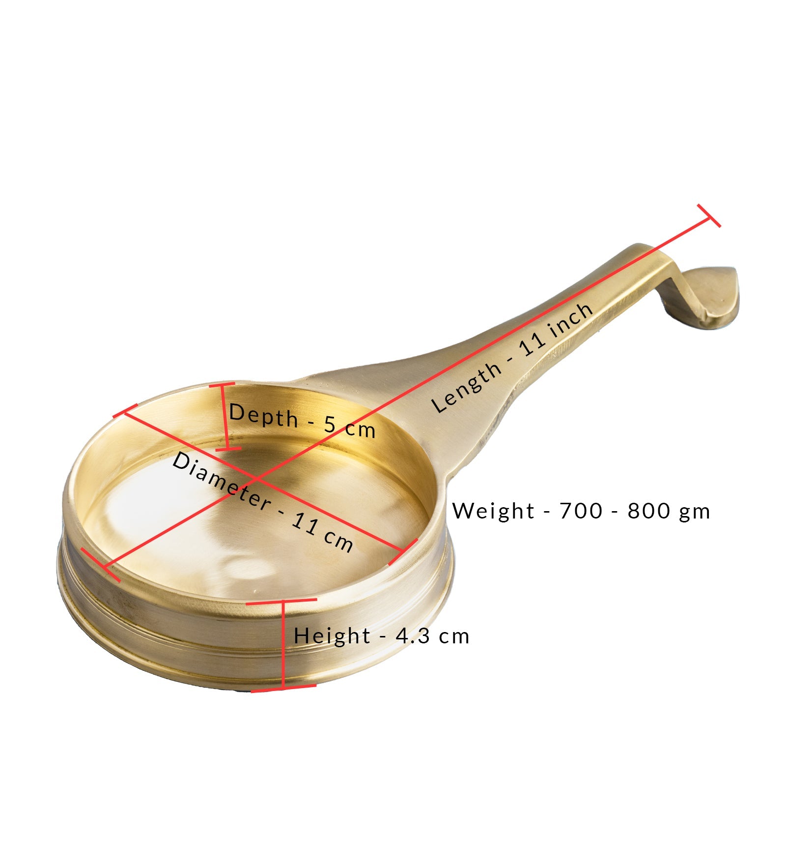 Traditional Bronze/ Kansa Handmade Val Uruli - Small – Cookware on Brown Living™. SKU: val-uruli-small-800g-packof1. Img 5.