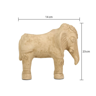 Traditional Elephant Earthen Planter – Pots & Planters on Brown Living™. SKU: A0_plt_0051. Img 4.