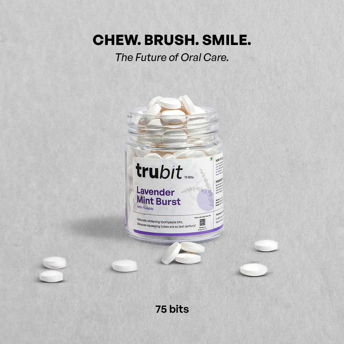 Travel Kit | Mini Dental Care Set | Freshness On The Go – Tooth Cleaning Tablets on Brown Living™. SKU: 11005. Img 2.