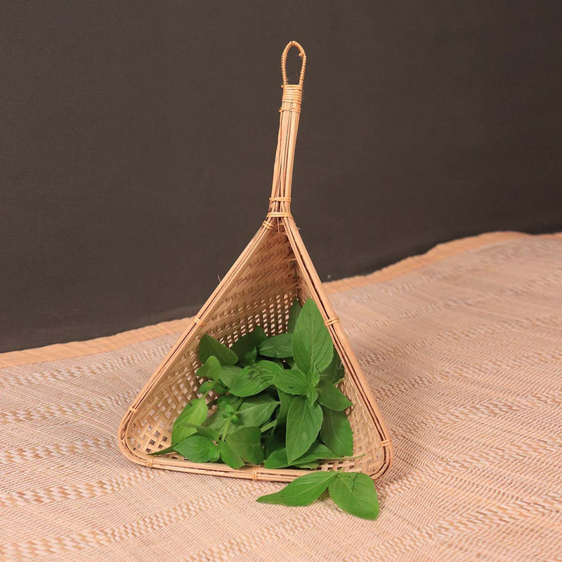 Triangle Bamboo Collander - Small | Verified Sustainable by Brown Living™