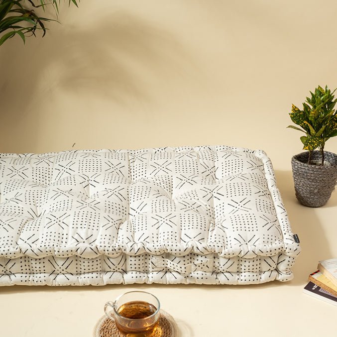 Tribal Boho - Comfortable Eco - Friendly Floor Mattress | Verified Sustainable by Brown Living™