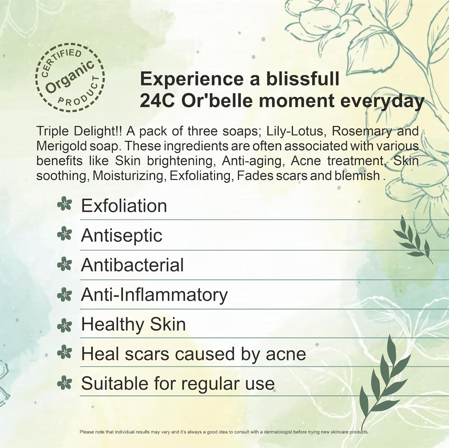 Triple Delight Organic Soap | Natural Handmade Bath Bar – Body Soap on Brown Living™. SKU: AX-SXKK-8XIF. Img 2.