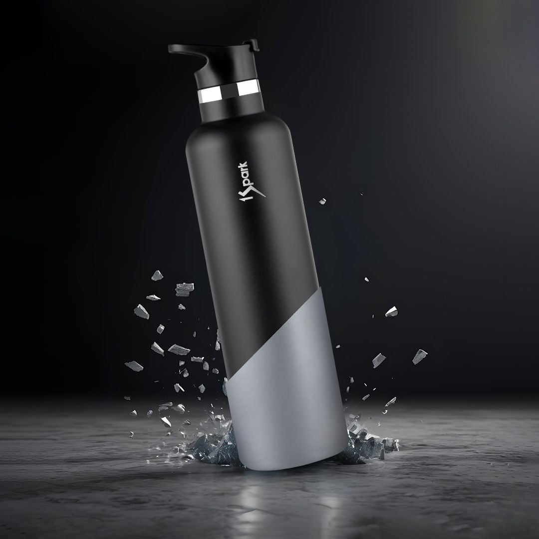 Triple Insulated Steel Bottle | 18H Hot & 30H Cold – Bottles & Sippers on Brown Living™. SKU: SS-1LB-MS. Img 2.