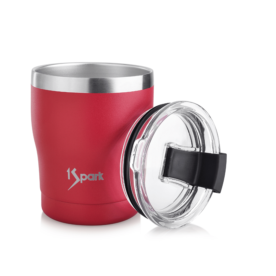 Triple Insulated Steel Tumbler | 3H Hot & 6H Cold – Glasses & Tumblers on Brown Living™. SKU: GG-Ruby. Img 10.