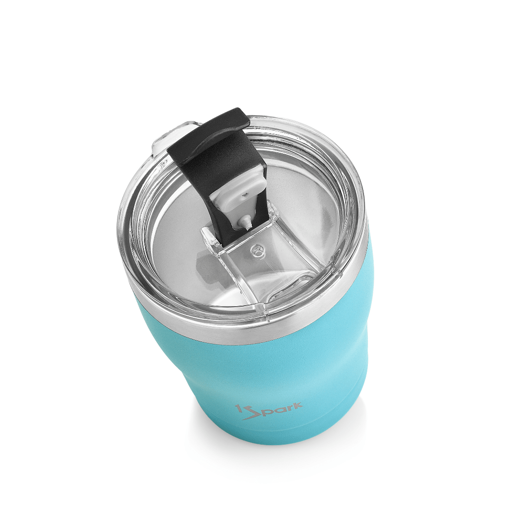 Triple Insulated Steel Tumbler | 3H Hot & 6H Cold – Glasses & Tumblers on Brown Living™. SKU: GG-Ruby. Img 4.