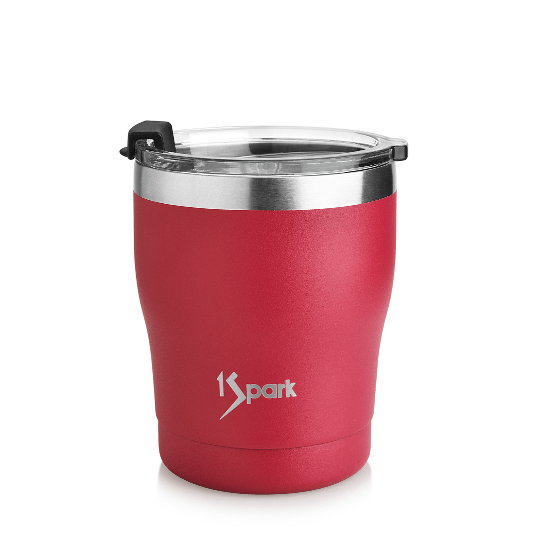 Triple Insulated Steel Tumbler | 3H Hot & 6H Cold – Glasses & Tumblers on Brown Living™. SKU: GG-Ruby. Img 8.
