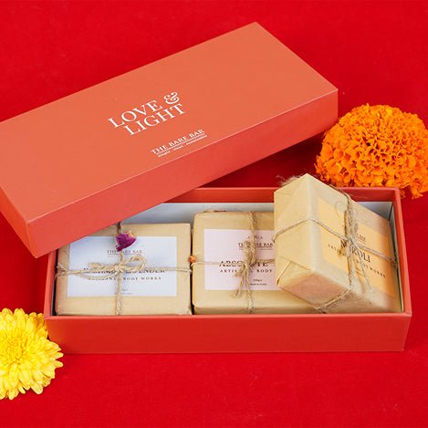 Triratna - Handcrafted Care Hamper | Verified Sustainable Body Soap on Brown Living™