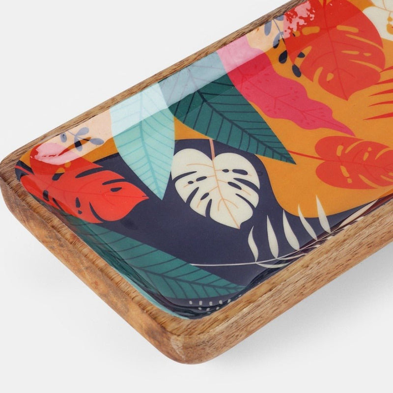 Tropical Wooden Serving Platter | Verified Sustainable Trays & Platters on Brown Living™