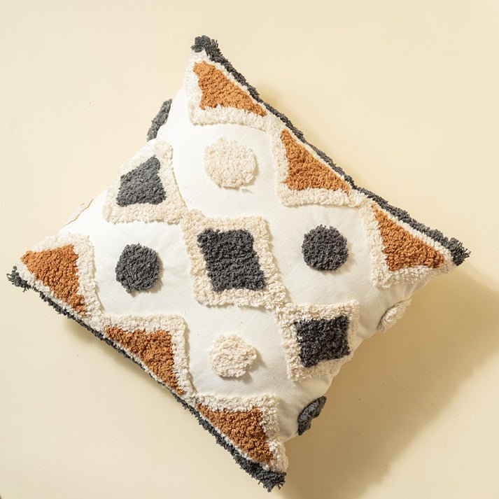 Tufted Cushion Cover - Multicolor 45 X 45 Cm | Verified Sustainable Covers & Inserts on Brown Living™