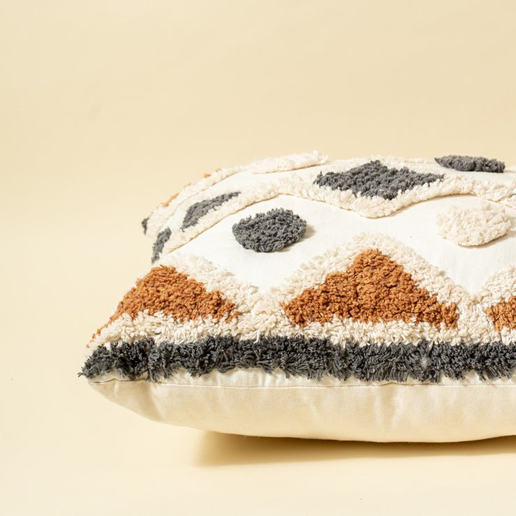 Tufted Cushion Cover - Multicolor 45 X 45 Cm | Verified Sustainable Covers & Inserts on Brown Living™