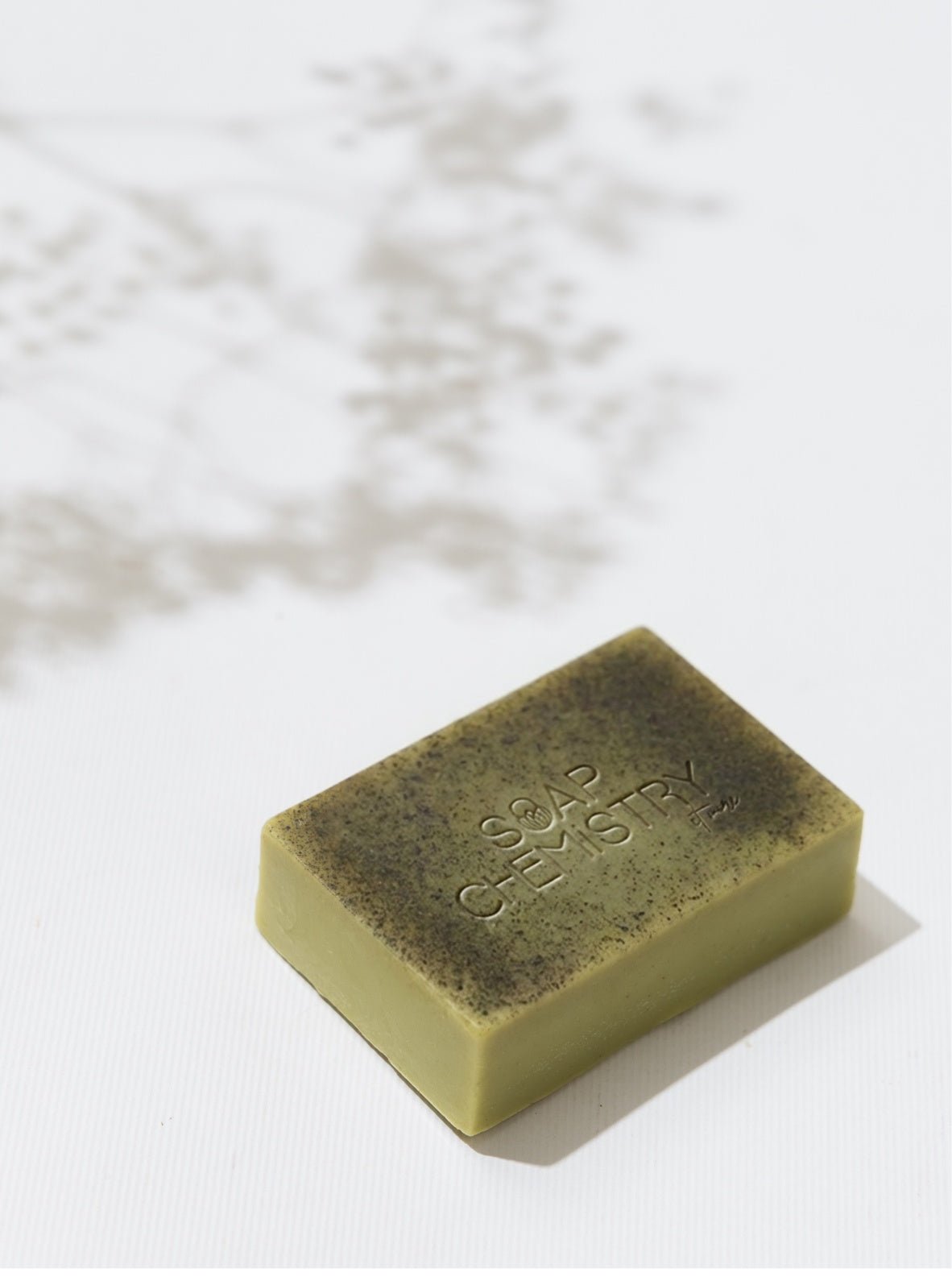 Tulsi & Lemongrass Soap Bar 125g | Herbal Refreshing Bath Soap – Body Soap on Brown Living™. SKU: SC-06. Img 1.