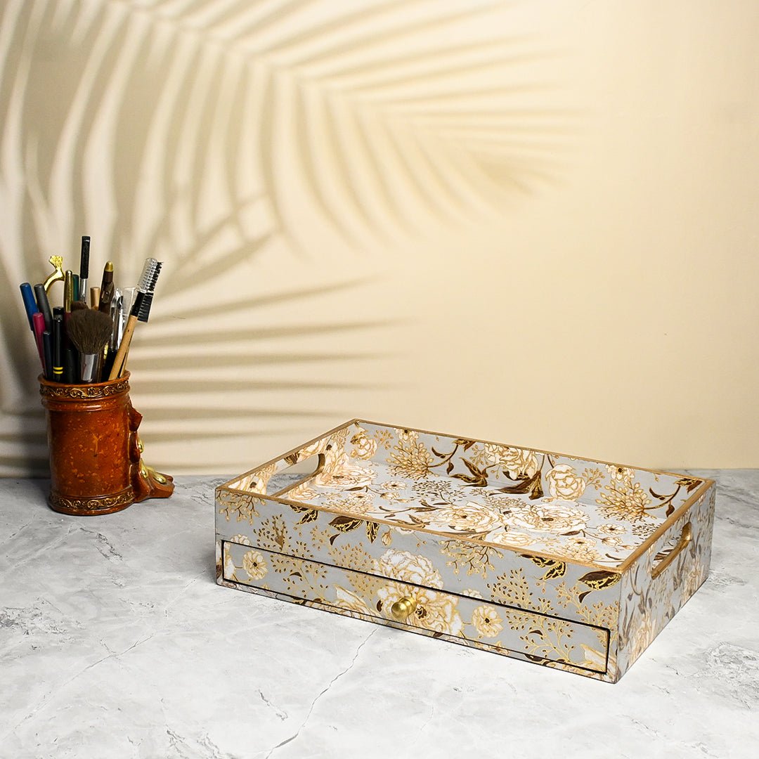 Turkish Pattern Drawer Box – Home Decor by The Mohraj available on Brown Living™. Summer Roses . SKU: MJ00104BXV. Img 4.