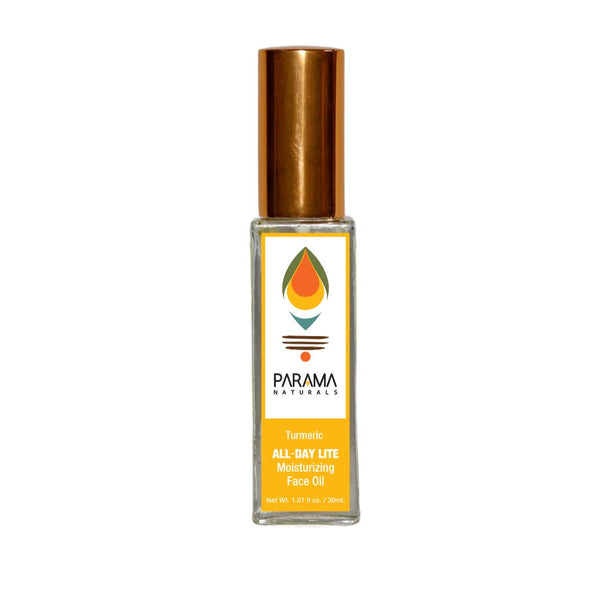 Turmeric All - Day Lite Moisturizing Face Oil for Radiant Glow | Verified Sustainable Face Serum on Brown Living™