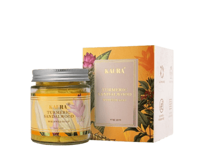 Turmeric Exfoliating Duo (Whipped Soap + Scrub) for Radiant Skin – Body Scrub by Kaura available on Brown Living™. . SKU: BL - KI - 067. Img 6.
