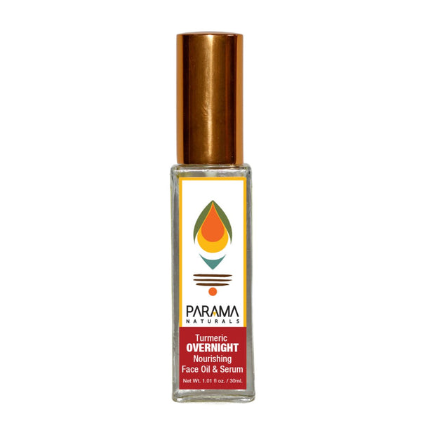 Turmeric Overnight Nourishing Face Oil & Serum for Anti - aging | Verified Sustainable Face Serum on Brown Living™