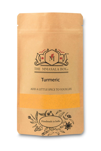 Turmeric Powder 100g – Pure Haldi for Cooking & Natural Wellness – Seasonings & Spices on Brown Living™. SKU: TMMBC16. Img 1.