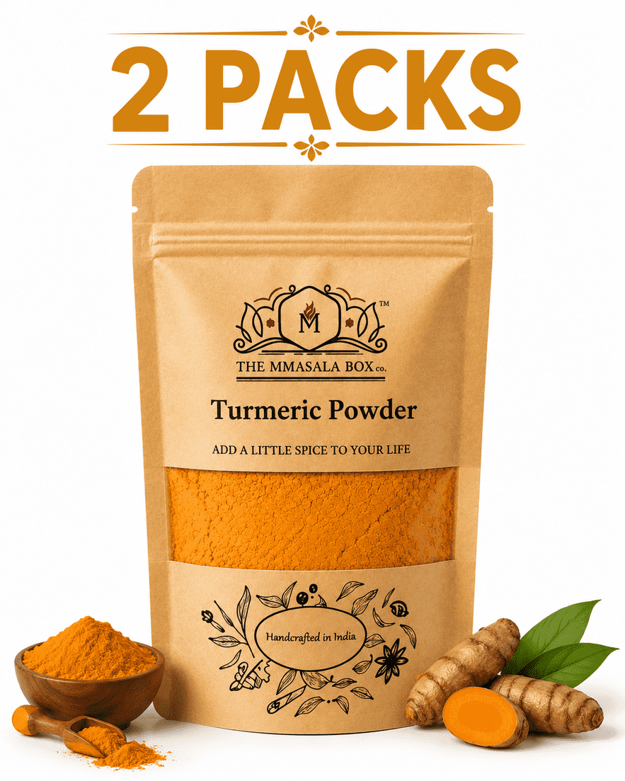 Turmeric Powder 100g – Pure Haldi for Cooking | Pack of 2 – Seasonings & Spices on Brown Living™. SKU: TMMBC16. Img 5.