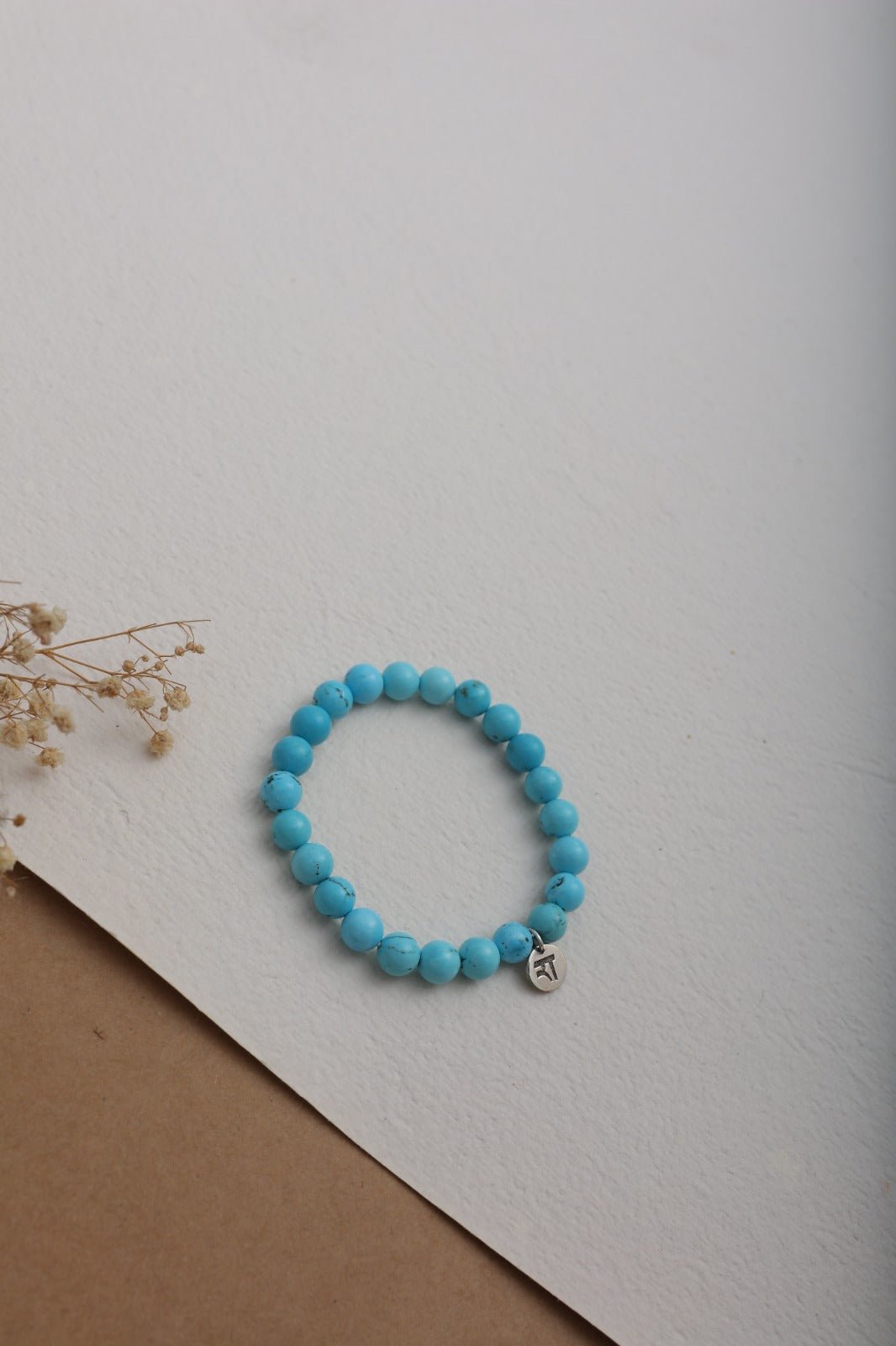 Turquoise Bracelet | Handmade Spiritual Healing Jewelry – Womens Bracelets by Rā The Studio available on Brown Living™. . SKU: RA - BR - TQ - 01. Img 2.