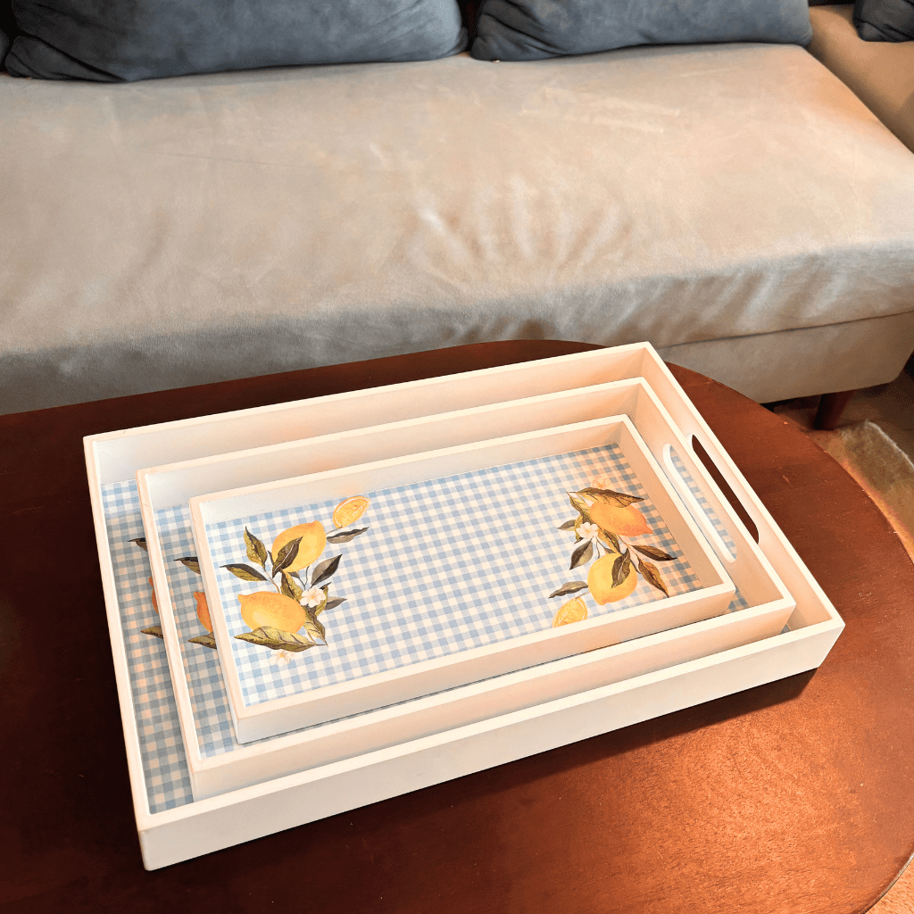 Tuscan Citrus Tray Decorative Serving Tray – Trays & Platters on Brown Living™. SKU: TSTSMALL. Img 1.