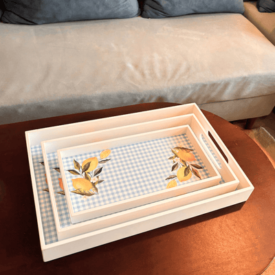 Tuscan Citrus Tray Decorative Serving Tray – Trays & Platters on Brown Living™. SKU: TSTSMALL. Img 1.