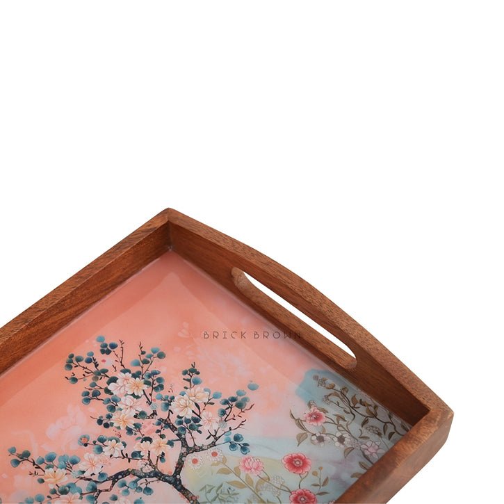 Twig Handcrafted Serving Tray | Made with Mango Wood | Verified Sustainable Trays & Platters on Brown Living™